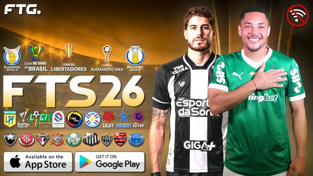 НОВЫЙ FTS 2026 ЮЖНОАМЕРИКАНСКИЙ С ЧЕМПИОНАТОМ БРАЗИЛИИ И ОБНОВЛЕННЫМ КУБКОМ БРАЗИЛИИ ЛИБЕРТАДОРЕС