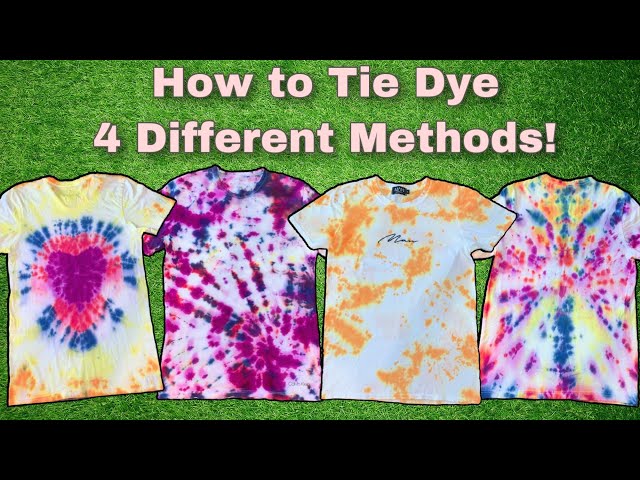 How to Crumple Tie Dye Technique - Sarah Maker