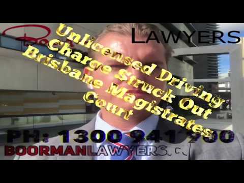 Video thumbnail: Brisbane Unlicensed Driving Court Video: Unlicensed Driving Dismissal Video (QLD)