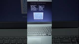 Tela QR Code Notebook Samsung.