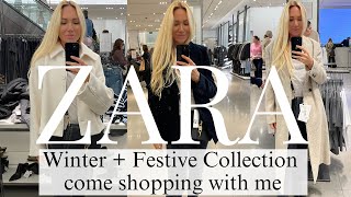 ZARA HAUL TRY ON WINTER COLLECTION | COME SHOPPING WITH ME TO ZARA