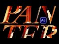 How To Make Liquid Chrome Text Effect In After Effects