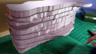 Epic Cliff Face carved from XPS foam with Chaos Crafting