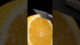 Satisfying Lemon Slice ASMR 🍋 | Ultra Macro Cut