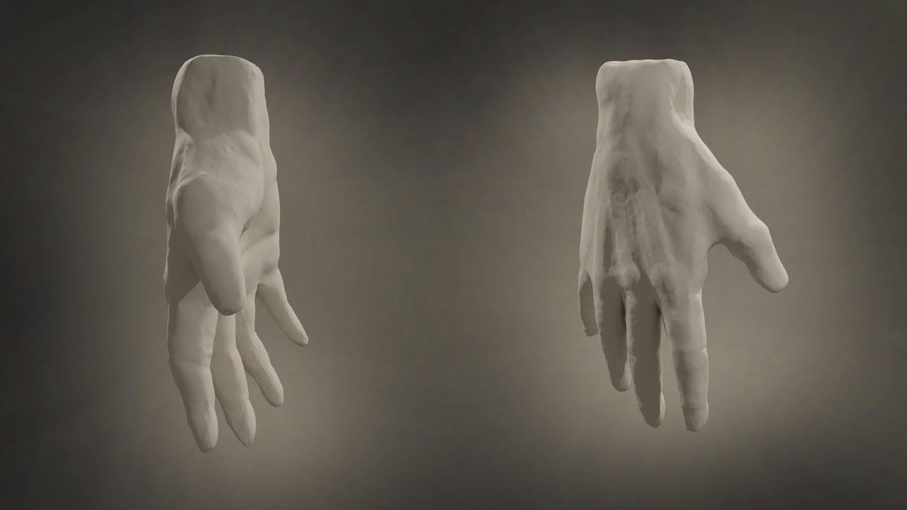 Sculpting a Hand in blender2.78