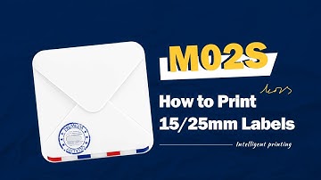 Phomemo M02S Tutorial: How to Print 15/25mm Size Labels丨Label Roll Installation Tips & Tricks