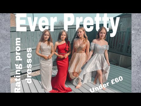 Rating each other’s Ever Pretty Prom Dresses! Under £60!