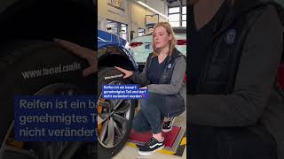 Welche Reifen fahrt ihr?🛞 Was erlaubt ist und was nicht, erfahrt ihr im Video!📲 #reifen #tüvsüd