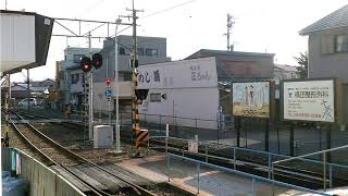 【遠鉄電車】2007F+1001F　小松駅　到着