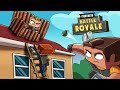 Minecraft Fortnite - HOUSE FORTRESS INVADED! (Fortnite Battle Royale)