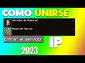 ✅COMO UNIRSE A UN SERVIDOR📶🌍EN MINECRAFT CUALQUIER VERSION⭐ Y LAUNCHER | JUGAR⚔ EN SERVER MC