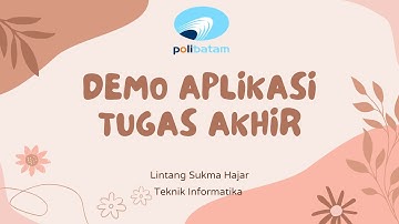 Video Demo Aplikasi Persediaan Stok Barang Toko Galuh Elektronik Batam (Tugas Akhir)