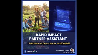 Cloud Run Hackathon -- Rapid Impact Partner Assistant
