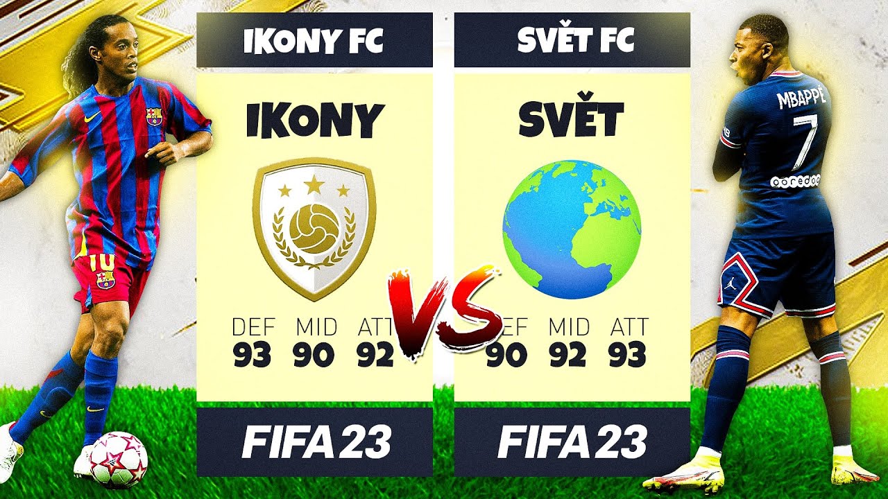 IKONY vs SVĚT! 🌍😱 ve FIFĚ 23! ⭐️
