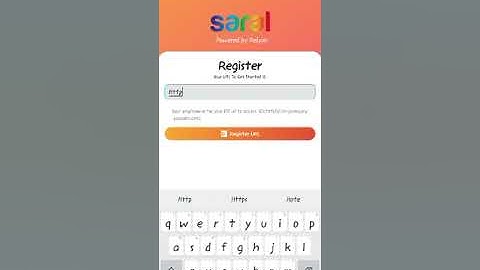 ARDEX ENDURA / ESS Saral App Installation