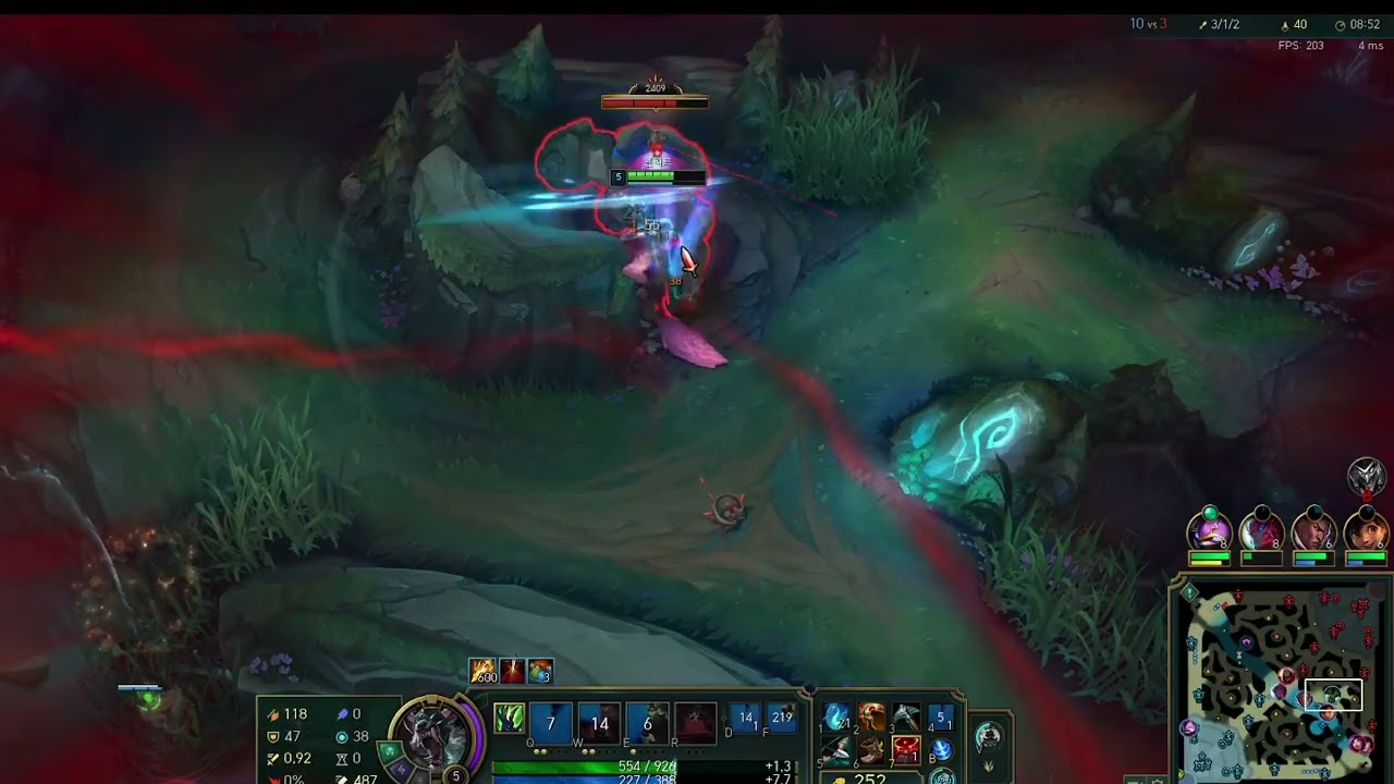 30킬 오만 53스택 워윅