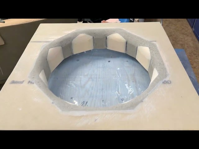 10 September 2022. The bottom part of the inner coaming is now shaped ready to take the glassfibre.