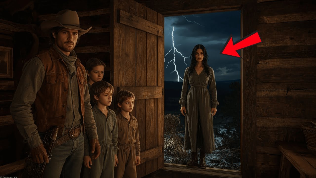 Wdowiec kowboj był sam z 4 dziećmi. Aż piękna wdowa zapukała do drzwi.