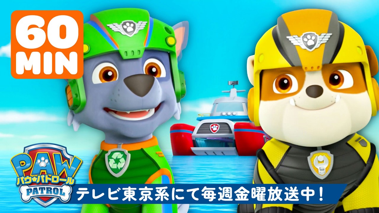 パウ・パトロール | ラブル&ロッキーのチームアップ!60分の大ぼうけん | テレビ東京系にて放送中
