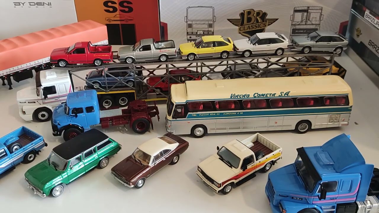 LANÇAMENTO CAMINHÕES DA BR CLASSICS EM DETALHES NA ESCALA 1/64 