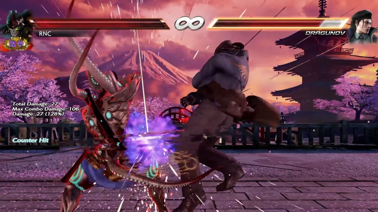 Tekken 7 Yoshimitsu Back Turn Flash Combos YouTube