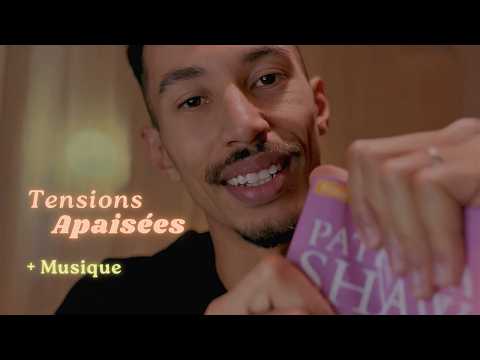 ASMR | Le BOOK MASSAGE qu’il te faut pour dormir (+musique douce) 😴