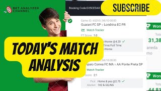 140+ odds | FREE BOOKING CODE | 90% Winning Chance | BET PREDICTIONS TODAY | ANALYZED BET WINS screenshot 1