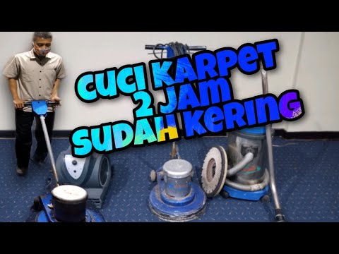 CARA MEMBERSIHKAN KARPET LANTAI || SHAMPOING KARPET TANAM