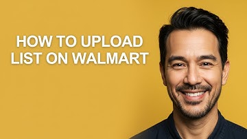 How to Upload List on Walmart - KevinHowTo