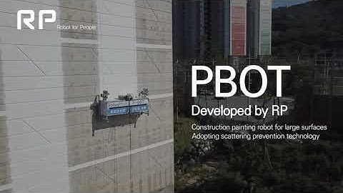 How to paint high rise building? Exterior painting robot, PBOTㅣRP