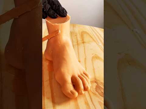 Silicone Foot Cast In Lifecasting Mold