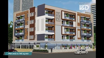 MIXED USE BUILDING DESIGNED BY STUDIO VASTUSHILP DESIGN