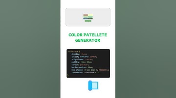COLOR GENERATOR | HTML CSS JAVASCRIPT  #cssanimation #css3animation #programming #css #javascript