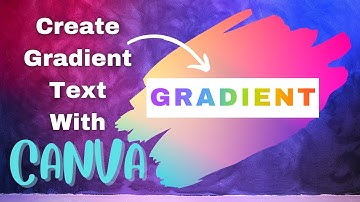 Creative Gradient Text Using Canva #graphicdesign #socialmediapostdesign
