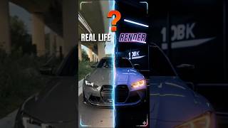 Real life vs Unreal Engine 5 🤯 BMW M4 Edit #shorts #cars