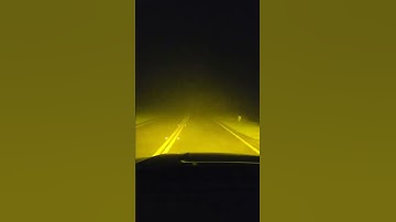 Testing Morimoto 4 Banger foglights in fog.