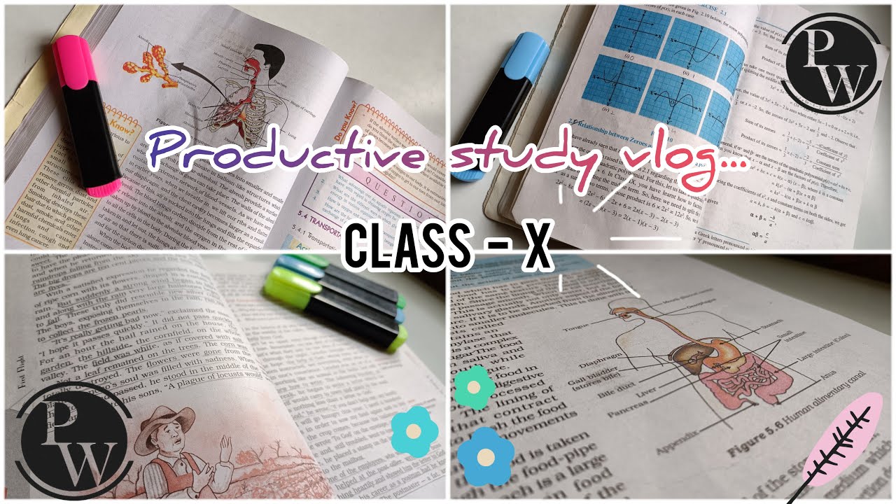 "A Day in the Life of a Straight-A Student" || class 10 study vlog ...