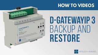 D-GATEWAYIP 3.0 - How to Backup and Restore