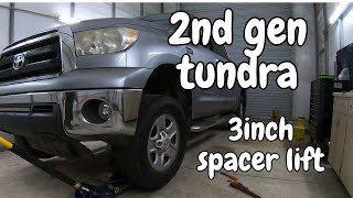 2010 Toyota Tundra gets 3 inch spacer lift kit