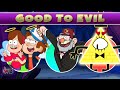 Gravity Falls Characters: Good to Evil⚠️🎩