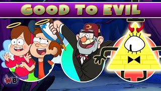 Gravity Falls Characters: Good to Evil⚠