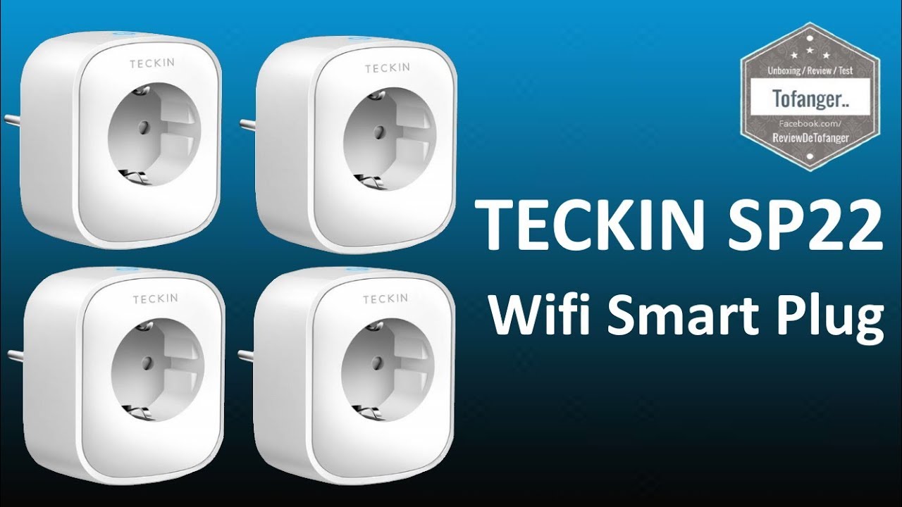 Teckin SP22 - TECKIN WiFi Connected Plug - Alexa Google IFTTT Совместимо - Smart Life - Распаковка