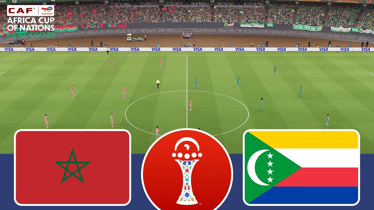 Morocco vs Comoros - Africa Cup Of Nations 2025 | AFCON eFootball 2026 - Full Gameplay PS5™ [4K HDR]