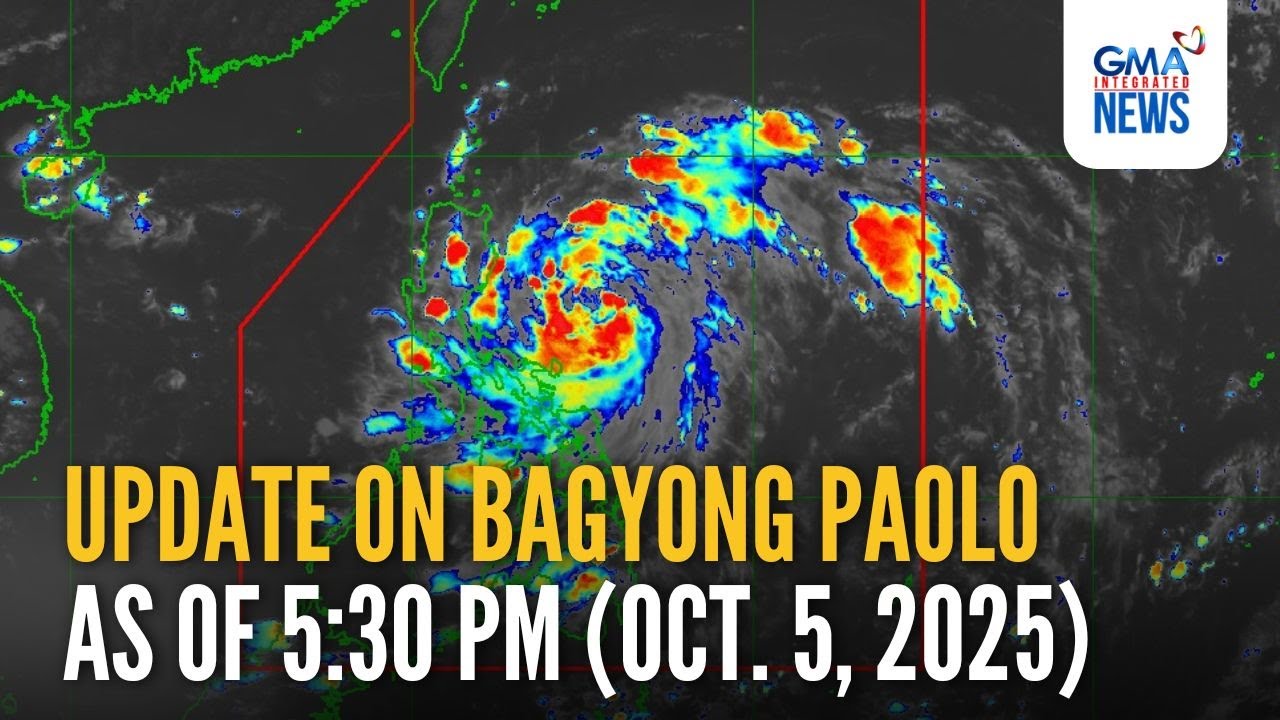 Update on Tropical Storm #PaoloPH as of 5-30 PM | GMA Integrated News