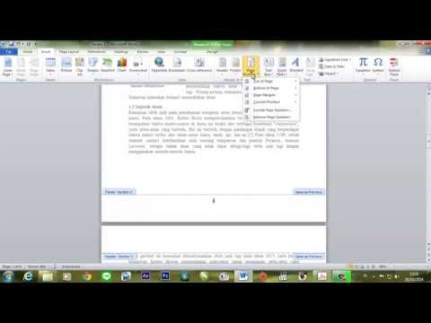 Video: Cara Membuat Page Break Di Word