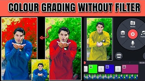 Colour Grading without Filter || Kinemaster Colour Grading Video Editing