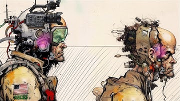 Cyberpunk Midjourney - AI Concept Art Experiment using Midjourney and Procreate