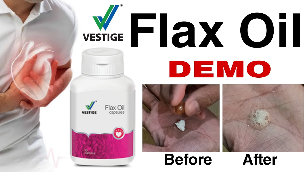 Flaxseed oil benefits in hindi Vestige Flax oil Demo Vestige food