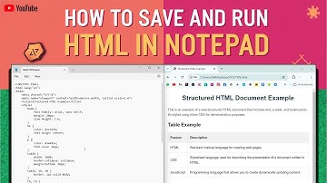 Notepad me html program run kaise kare || Notepad me html kaise banaye #computer