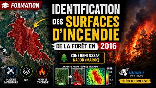 👍 Identification des Surfaces d’Incendie de la Forêt de Béni Nsar (Nador) en 2016